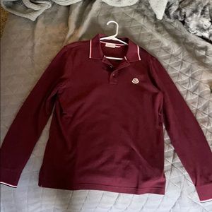 Moncler long sleeve collard shirt